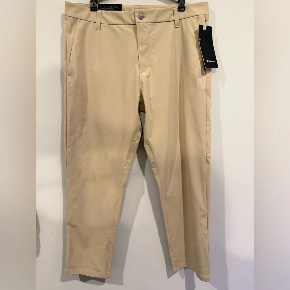 NWT Lululemon  Athletica Men's Commission Pant Classic 28’ LL Size 34